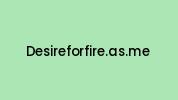 Desireforfire.as.me Coupon Codes