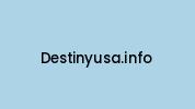 Destinyusa.info Coupon Codes