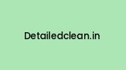 Detailedclean.in Coupon Codes