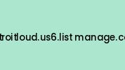 Detroitloud.us6.list-manage.com Coupon Codes