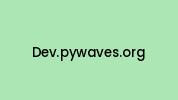 Dev.pywaves.org Coupon Codes