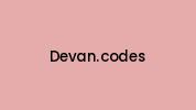 Devan.codes Coupon Codes