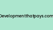 Developmentthatpays.com Coupon Codes