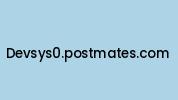 Devsys0.postmates.com Coupon Codes