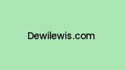 Dewilewis.com Coupon Codes