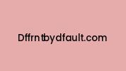 Dffrntbydfault.com Coupon Codes
