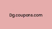 Dg.coupons.com Coupon Codes