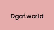 Dgaf.world Coupon Codes