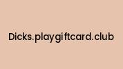 Dicks.playgiftcard.club Coupon Codes