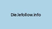 Die.lefollow.info Coupon Codes
