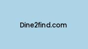 Dine2find.com Coupon Codes