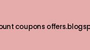 Discount-coupons-offers.blogspot.in Coupon Codes