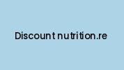 Discount-nutrition.re Coupon Codes