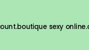 Discount.boutique-sexy-online.com Coupon Codes