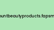 Discountbeautyproducts.fapsm.com Coupon Codes