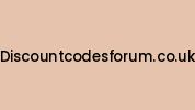 Discountcodesforum.co.uk Coupon Codes