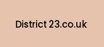 district-23.co.uk Coupon Codes