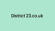 District-23.co.uk Coupon Codes