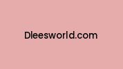 Dleesworld.com Coupon Codes
