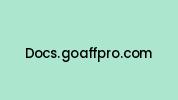 Docs.goaffpro.com Coupon Codes