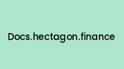 Docs.hectagon.finance Coupon Codes
