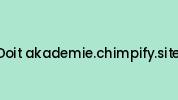 Doit-akademie.chimpify.site Coupon Codes