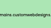 Domains.customwebdesigns.biz Coupon Codes