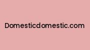 Domesticdomestic.com Coupon Codes