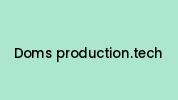 Doms-production.tech Coupon Codes