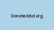 Donate.bbd.org Coupon Codes