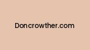Doncrowther.com Coupon Codes