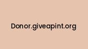 Donor.giveapint.org Coupon Codes