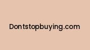 Dontstopbuying.com Coupon Codes