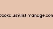 Dooka.us9.list-manage.com Coupon Codes