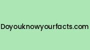 Doyouknowyourfacts.com Coupon Codes