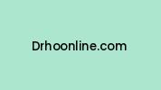 Drhoonline.com Coupon Codes