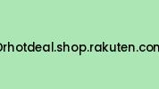 Drhotdeal.shop.rakuten.com Coupon Codes