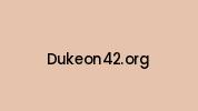Dukeon42.org Coupon Codes