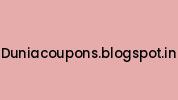 Duniacoupons.blogspot.in Coupon Codes