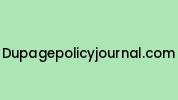 Dupagepolicyjournal.com Coupon Codes