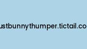 Dustbunnythumper.tictail.com Coupon Codes