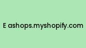 E-ashops.myshopify.com Coupon Codes
