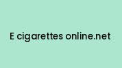 E-cigarettes-online.net Coupon Codes