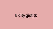 E-citygist.tk Coupon Codes