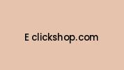 E-clickshop.com Coupon Codes