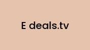 E-deals.tv Coupon Codes