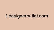 E-designeroutlet.com Coupon Codes