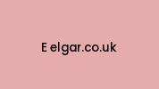 E-elgar.co.uk Coupon Codes