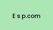 E-s-p.com Coupon Codes