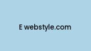 E-webstyle.com Coupon Codes